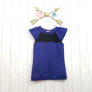 Toga Pulla Scuba Cap Sleeve Mesh Panel Top Size Medium